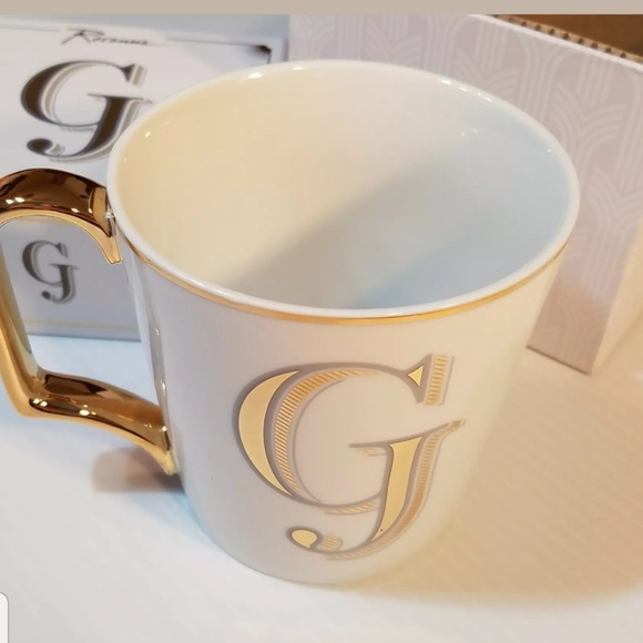 NEW Rosanna Love Letters Coffee Mug Boxed Letter G - Picture 4 of 8